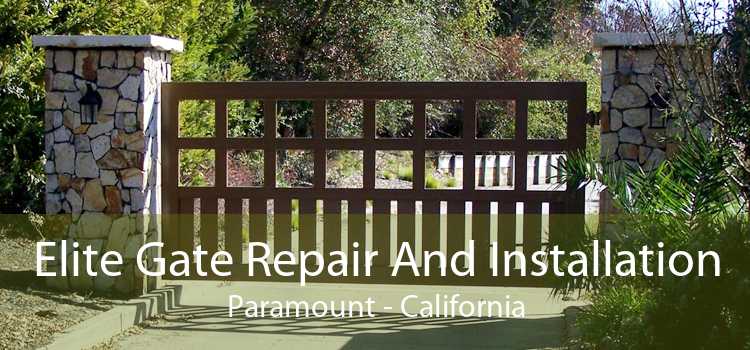 Elite Gate Repair And Installation Paramount - California
